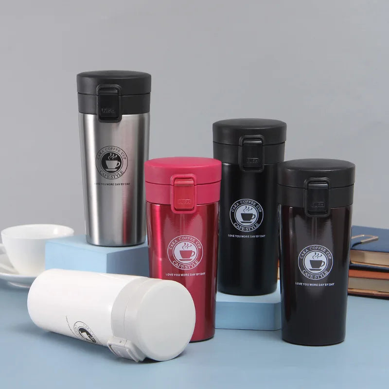 Classic Portable Stainless Steel Double Wall Travel Mug Coffee