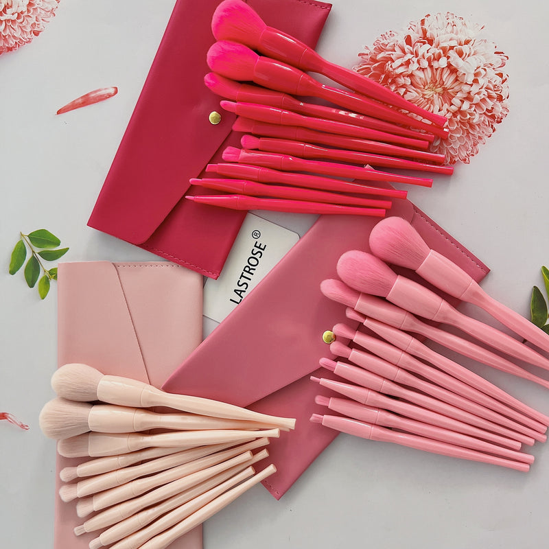 Candy Colored Makeup Brush Set Blue