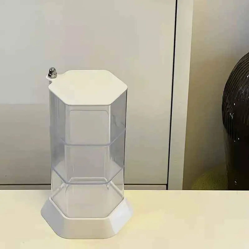 Rotating Hexagonal Acrylic Display Case