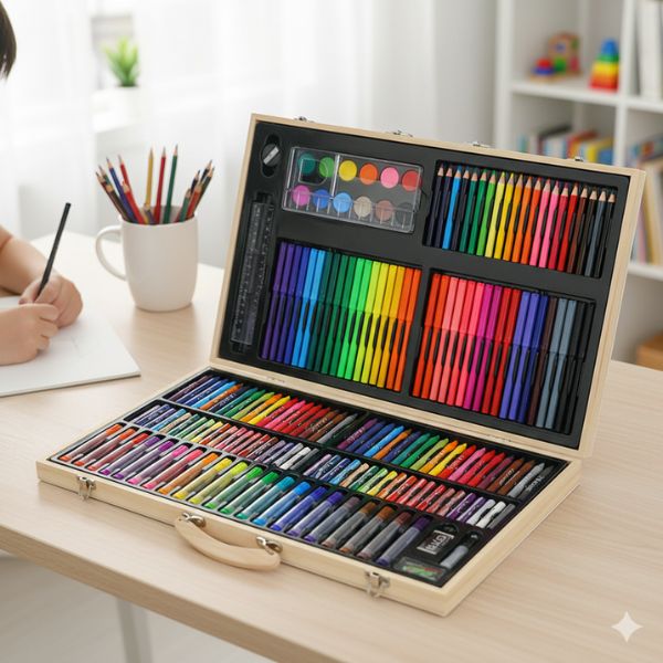 180-Piece Kids Art & Painting Set