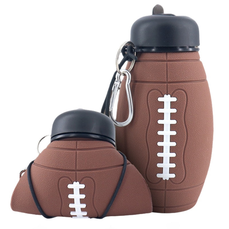 Rugby-Shaped Sports Water Bottle