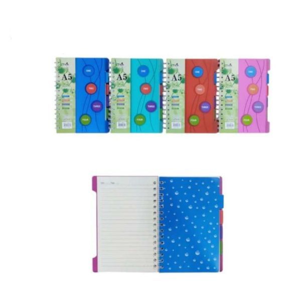Customizable A5 Coil Notebook for Students