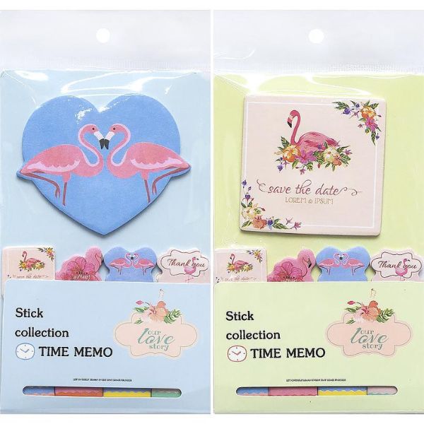 Assorted Colour Paper Sticky Note Set
