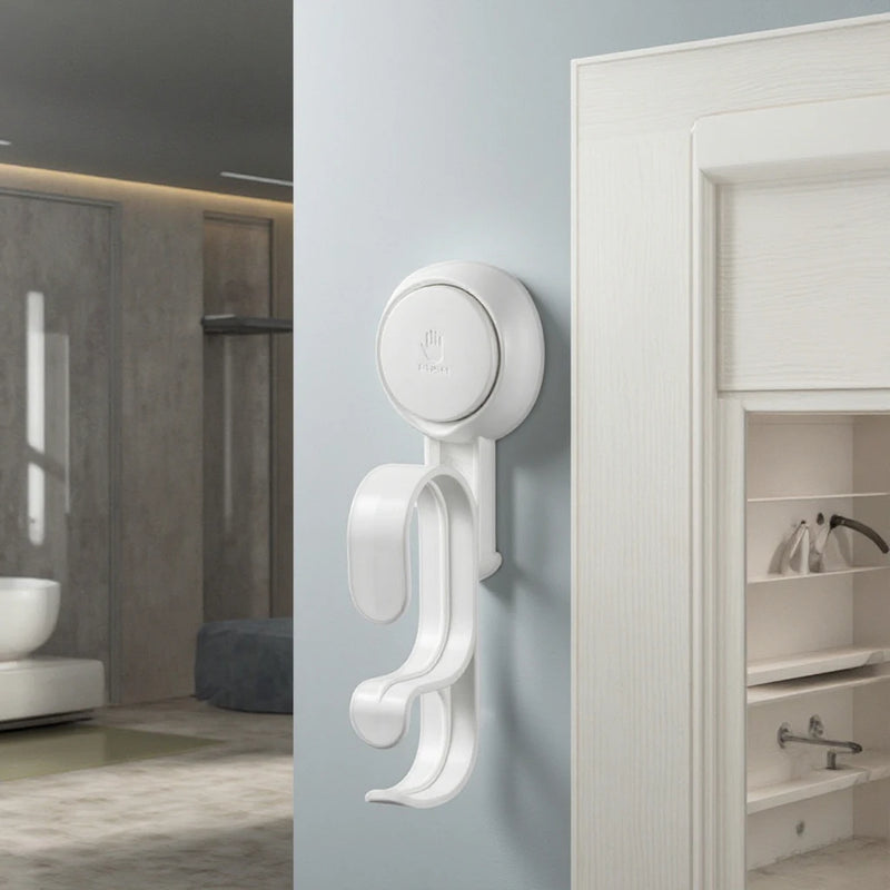 Removable Wall-Mounted Plastic Suction Cup Ray Clip for Bathroom